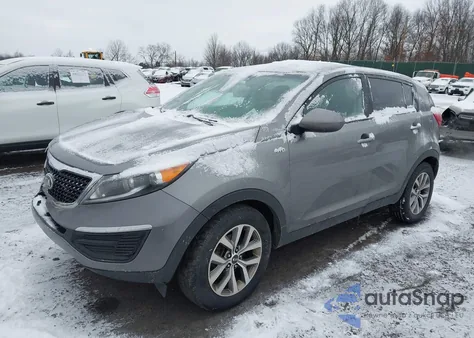 2016 Kia Sportage Lx z USA, uszkodzony, nr VIN KNDPBCACXG7831624